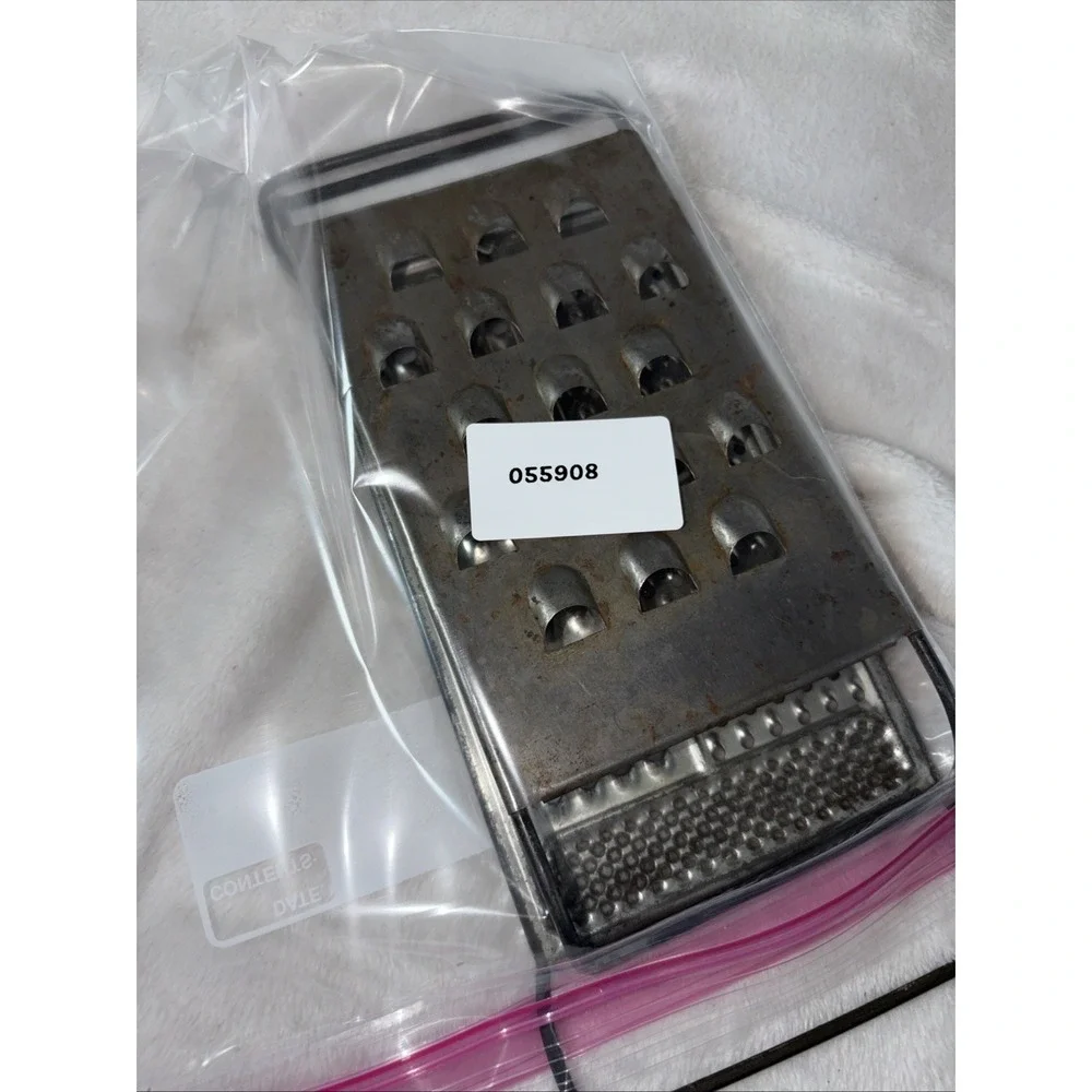 Vintage 1960s All In One Grater & Wonder Shredder Retro Lot Of 2 Natural Patina‎